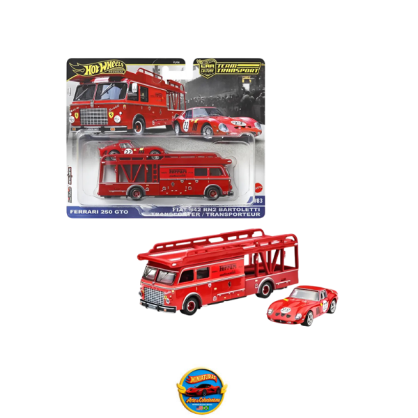 Hot Wheels Team Transport Ferrari 250 GTO &amp; Fiat 642