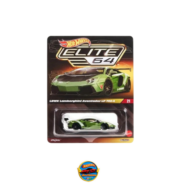Hot Wheels 2026 Elite 64 LBWK Lamborghini Aventador LP 700-4 Green