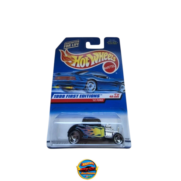 Hot Wheels 1998 First Editions '32 Ford Black Flames